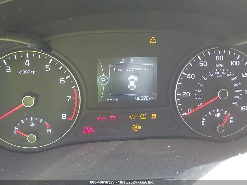 2016 Kia Optima Lx VIN: KNAGT4L30G5107272 Lot: 40618329