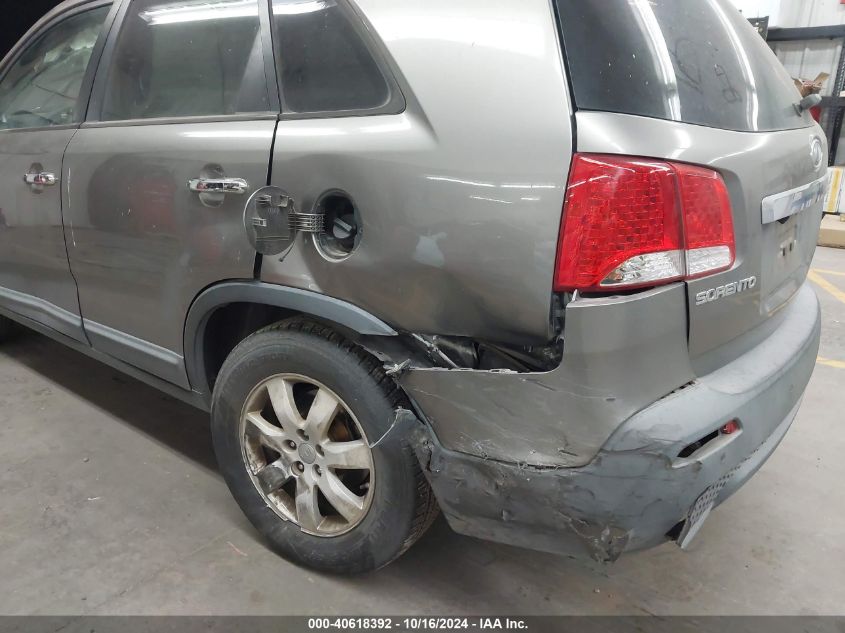 2013 Kia Sorento Lx VIN: 5XYKT3A62DG367339 Lot: 40618392