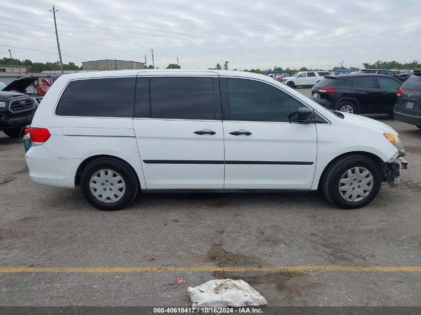 2010 Honda Odyssey Lx VIN: 5FNRL3H28AB005021 Lot: 40618417