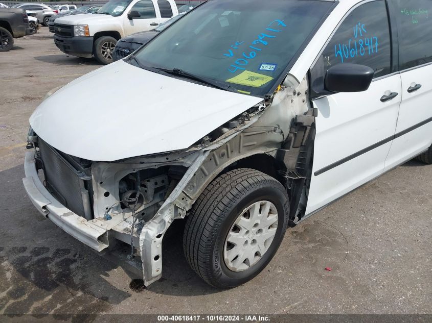 2010 Honda Odyssey Lx VIN: 5FNRL3H28AB005021 Lot: 40618417