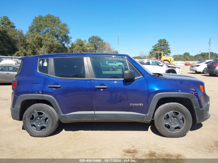 2018 Jeep Renegade Sport 4X4 VIN: ZACCJBABXJPG92740 Lot: 40618466