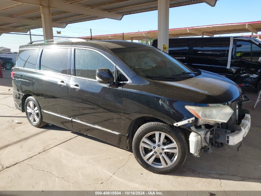 VIN JN8AE2KP3D9066026 2013 Nissan Quest, SL no.1