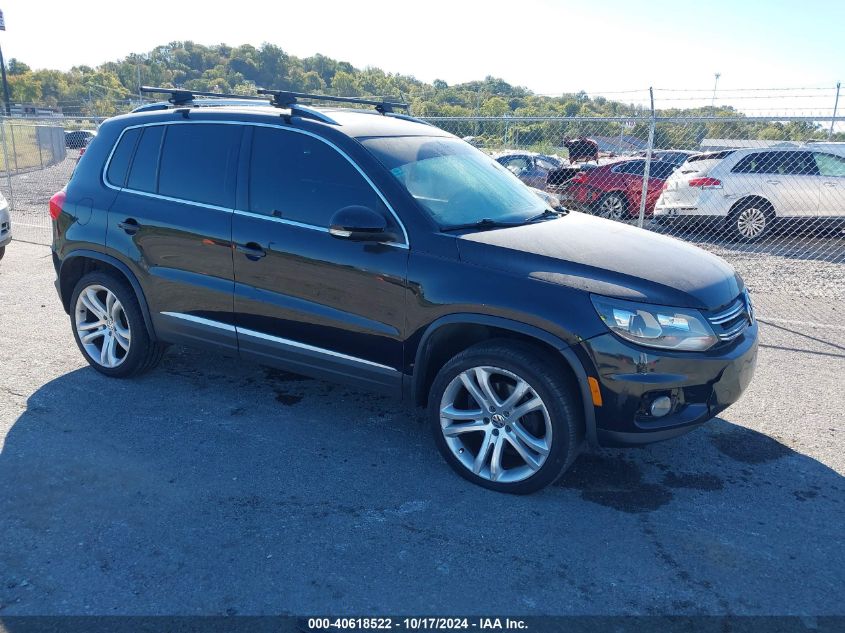 2012 Volkswagen Tiguan S/Se/Sel VIN: WVGBV7AX2CW562574 Lot: 40618522