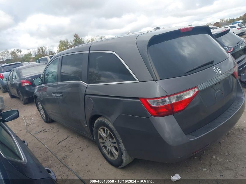 2012 Honda Odyssey Ex-L VIN: 5FNRL5H65CB044991 Lot: 40618558