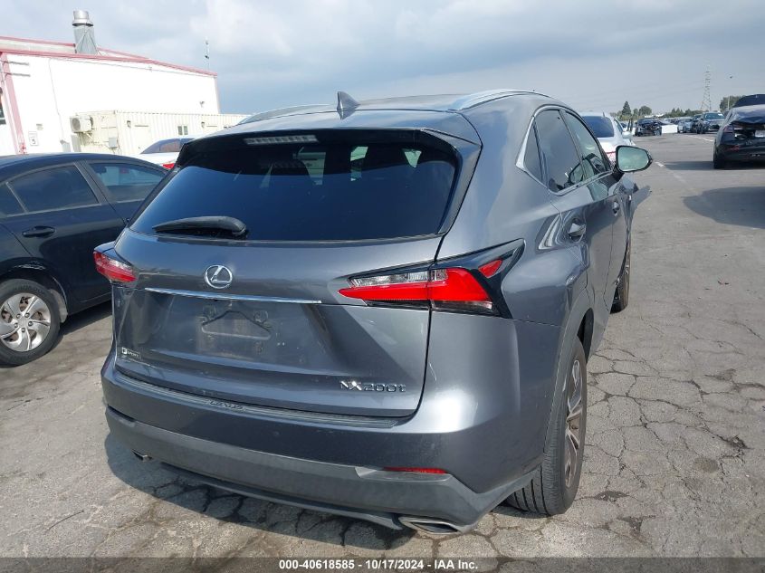 2017 Lexus Nx 200T F Sport VIN: JTJYARBZXH2050739 Lot: 40618585