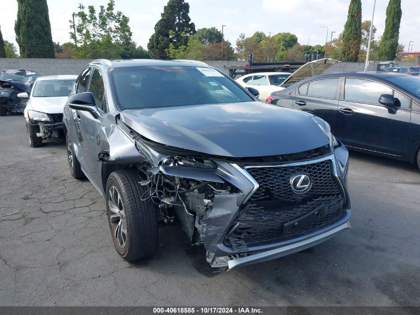 2017 Lexus Nx 200T F Sport VIN: JTJYARBZXH2050739 Lot: 40618585