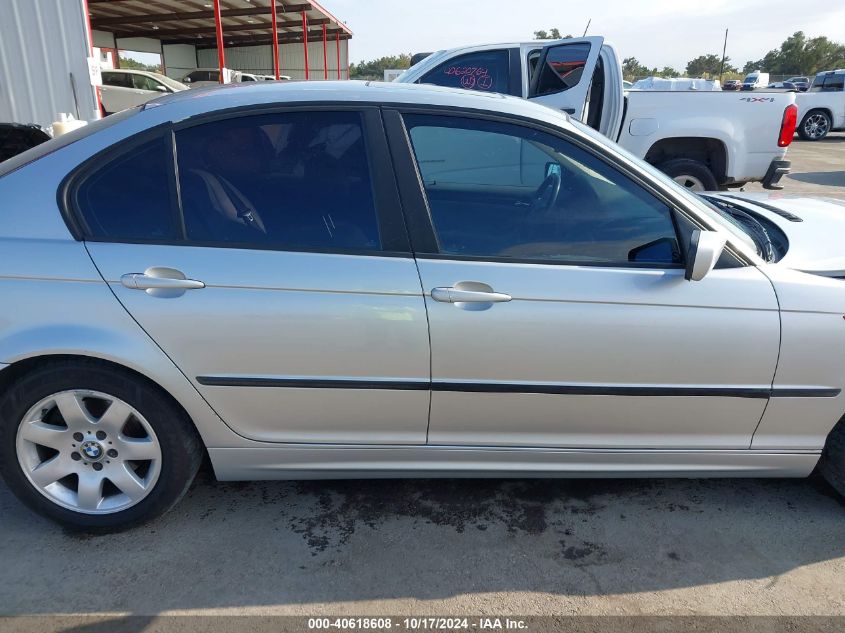 2002 BMW 325I VIN: WBAET37452NG81060 Lot: 40618608