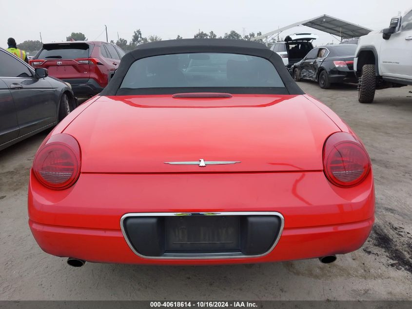 2002 Ford Thunderbird VIN: 1FAHP60A42Y106326 Lot: 40618614