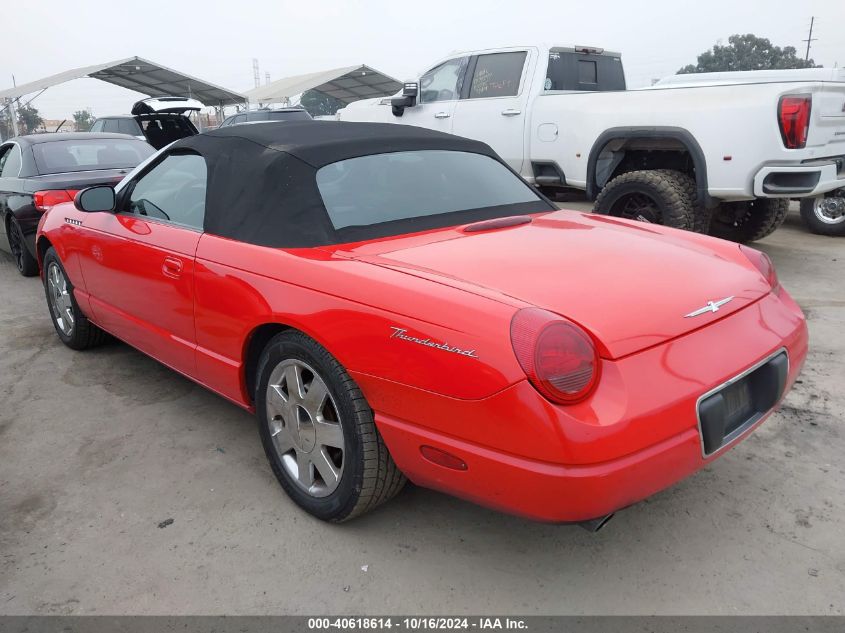 2002 Ford Thunderbird VIN: 1FAHP60A42Y106326 Lot: 40618614