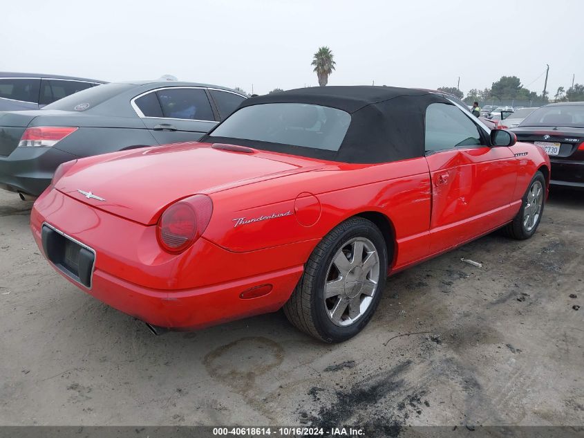 2002 Ford Thunderbird VIN: 1FAHP60A42Y106326 Lot: 40618614