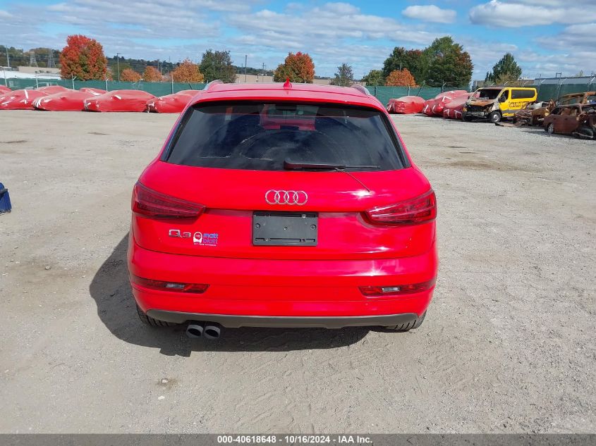 2018 Audi Q3 2.0T Premium/2.0T Sport Premium VIN: WA1BCCFS8JR001141 Lot: 40618648