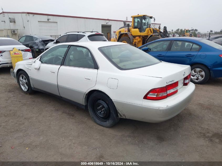 2000 Lexus Es 300 VIN: JT8BF28GXY5088671 Lot: 40618649