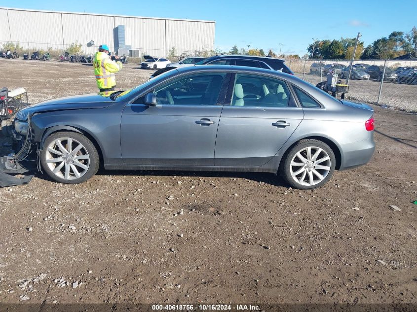 2013 Audi A4 2.0T Premium VIN: WAUFFAFL1DA124856 Lot: 40618756