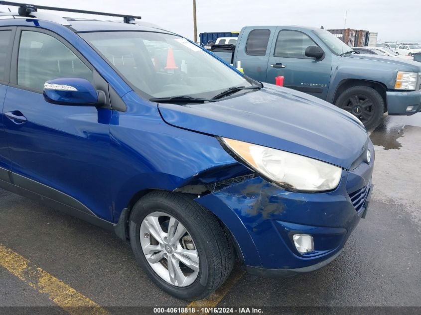 2013 Hyundai Tucson Gls VIN: KM8JU3AC4DU762275 Lot: 40618818