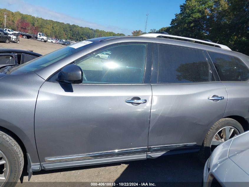 2016 Nissan Pathfinder Platinum VIN: 5N1AR2MN8GC657452 Lot: 40618833