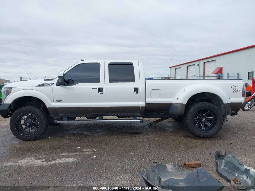 2016 Ford F-350 Lariat VIN: 1FT8W3DT7GEA90915 Lot: 40618840