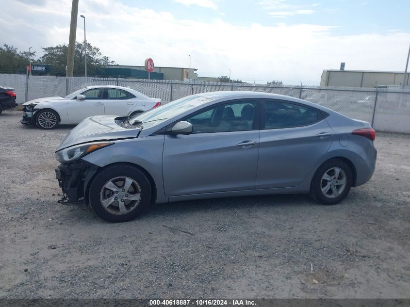 2015 Hyundai Elantra Se VIN: 5NPDH4AE3FH635107 Lot: 40618887