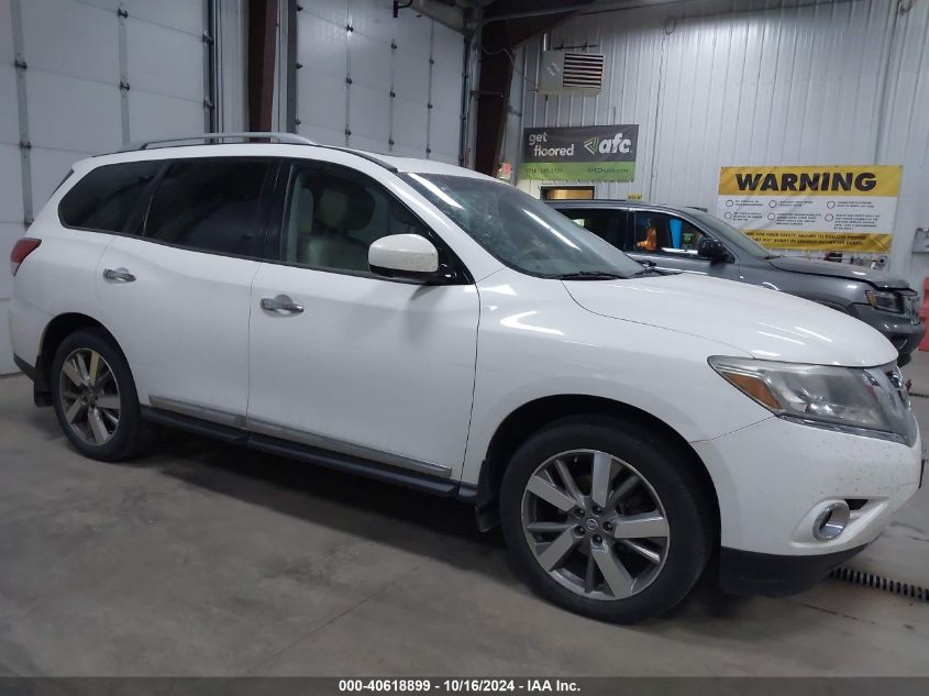 2013 Nissan Pathfinder Platinum VIN: 5N1AR2MM6DC655265 Lot: 40618899