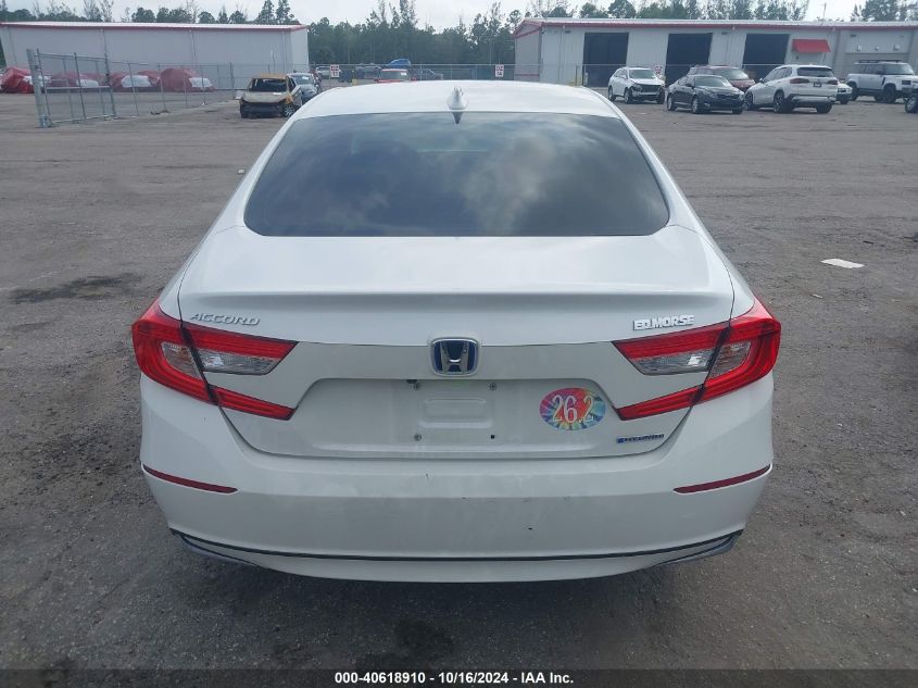 2021 Honda Accord Hybrid Ex VIN: 1HGCV3F45MA006050 Lot: 40618910