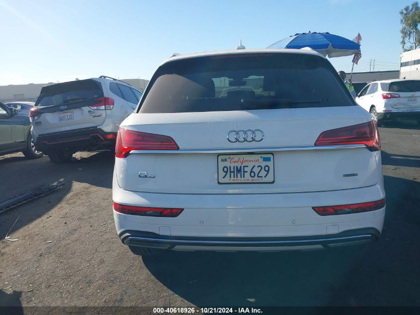 2023 Audi Q5 Premium 40 VIN: WA1ABAFY6P2177355 Lot: 40618926