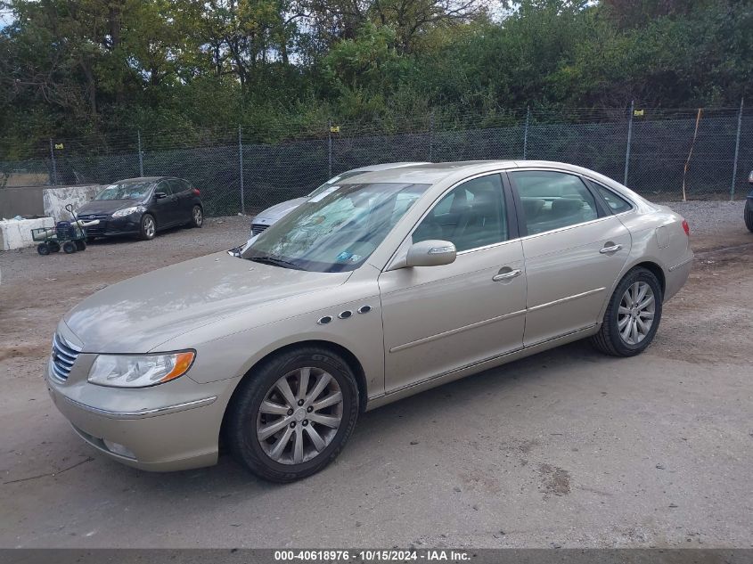 2009 Hyundai Azera Limited VIN: KMHFC46F29A370244 Lot: 40618976