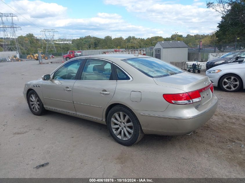 2009 Hyundai Azera Limited VIN: KMHFC46F29A370244 Lot: 40618976