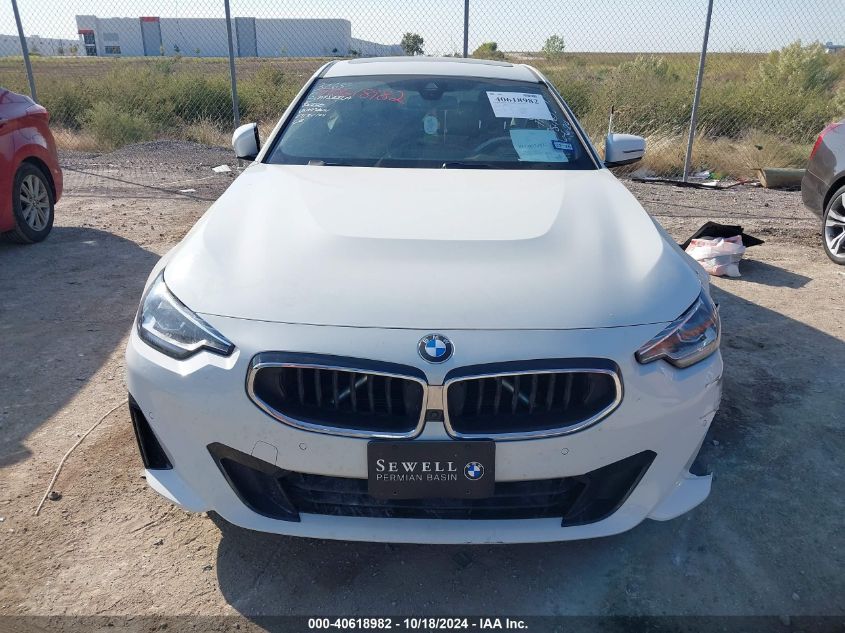 2024 BMW 230 I VIN: 3MW23CM08R8E28510 Lot: 40618982