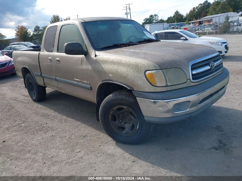 2002 Toyota Tundra Sr5 VIN: 5TBRN34142S225155 Lot: 40619000