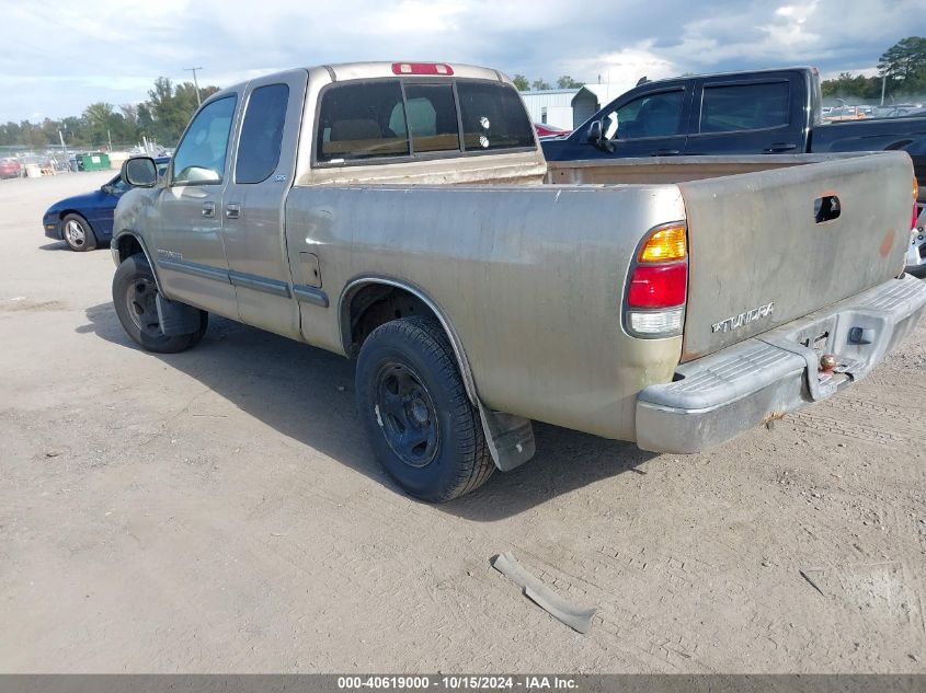 2002 Toyota Tundra Sr5 VIN: 5TBRN34142S225155 Lot: 40619000