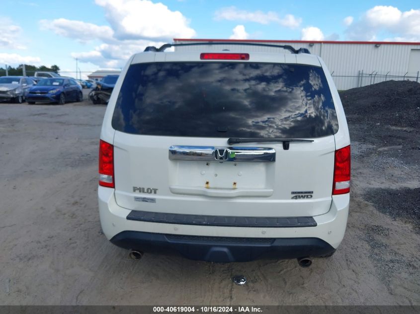 2012 Honda Pilot Touring VIN: 5FNYF4H97CB028833 Lot: 40619004