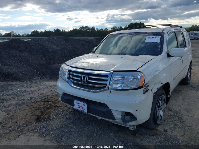 2012 Honda Pilot Touring VIN: 5FNYF4H97CB028833 Lot: 40619004