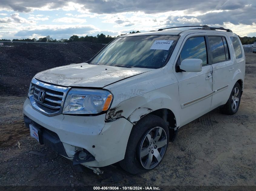 2012 Honda Pilot Touring VIN: 5FNYF4H97CB028833 Lot: 40619004