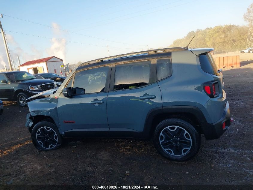 2017 Jeep Renegade Trailhawk VIN: ZACCJBCB3HPG00584 Lot: 40619026