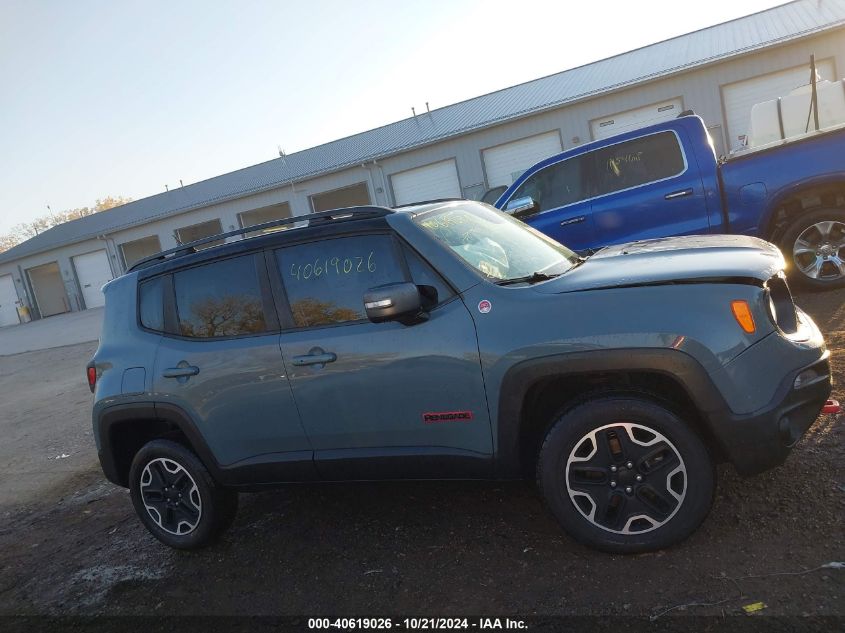 2017 Jeep Renegade Trailhawk VIN: ZACCJBCB3HPG00584 Lot: 40619026