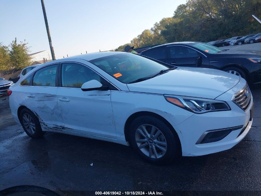 2017 Hyundai Sonata VIN: 5NPE24AF0HH485989 Lot: 40619042