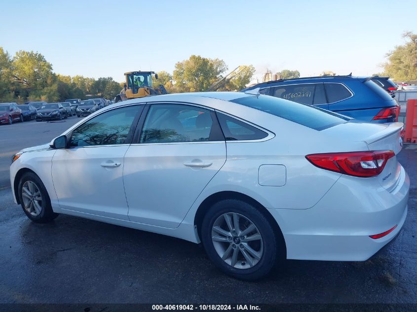 2017 Hyundai Sonata VIN: 5NPE24AF0HH485989 Lot: 40619042