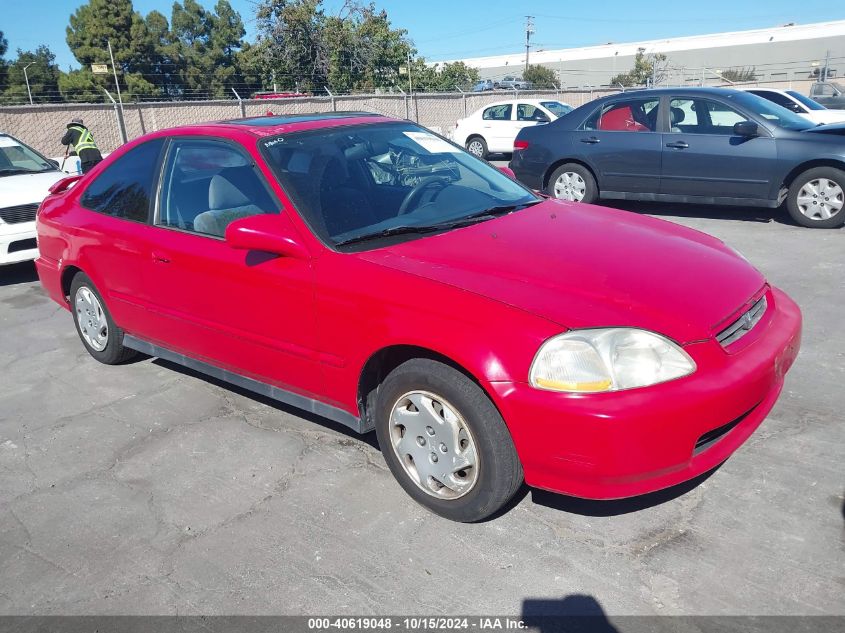 1998 Honda Civic Ex VIN: 1HGEJ8240WL076358 Lot: 40619048