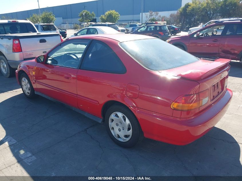 1998 Honda Civic Ex VIN: 1HGEJ8240WL076358 Lot: 40619048