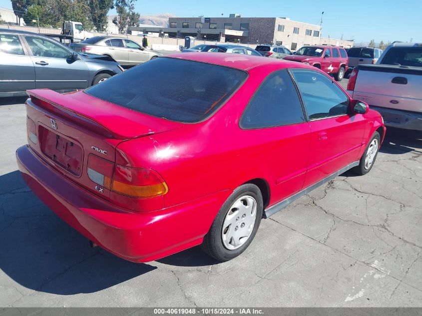 1998 Honda Civic Ex VIN: 1HGEJ8240WL076358 Lot: 40619048