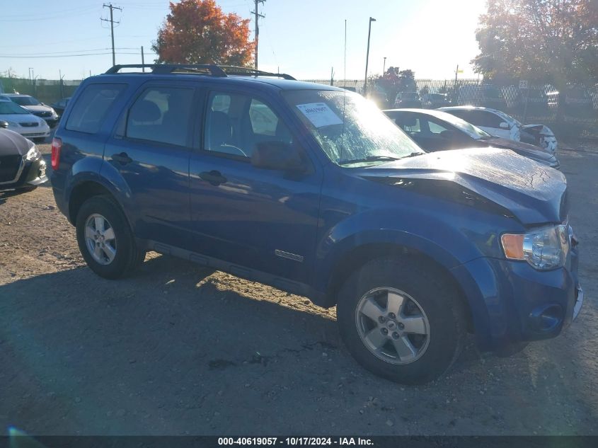 2008 Ford Escape Xls/Xls Manual VIN: 1FMCU02Z28KA95606 Lot: 40619057