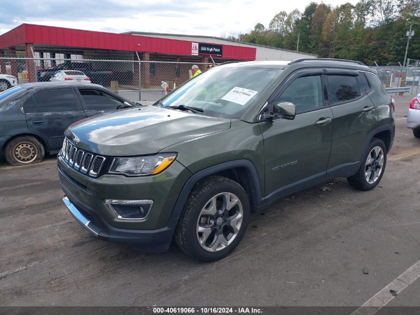 2018 Jeep Compass Limited 4X4 VIN: 3C4NJDCB9JT372934 Lot: 40619066