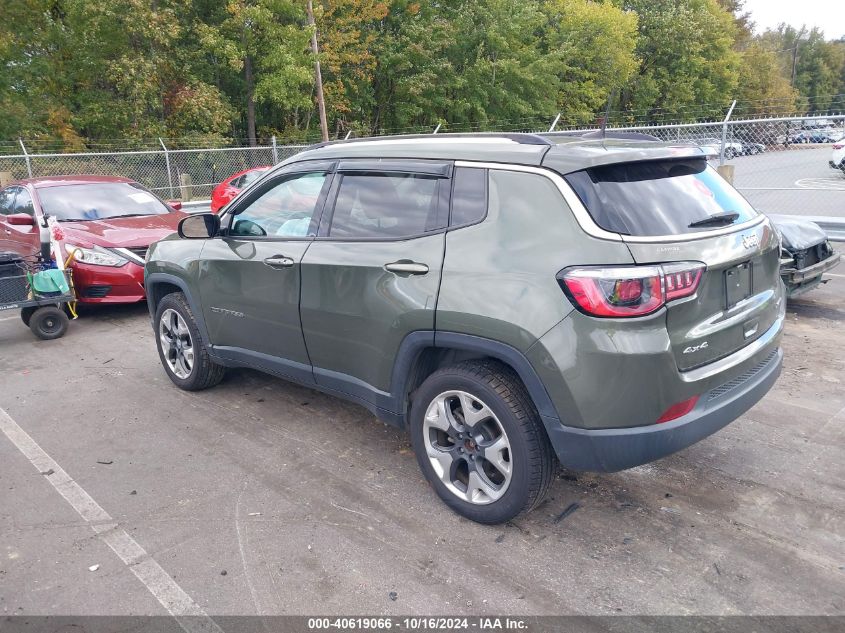 2018 Jeep Compass Limited 4X4 VIN: 3C4NJDCB9JT372934 Lot: 40619066