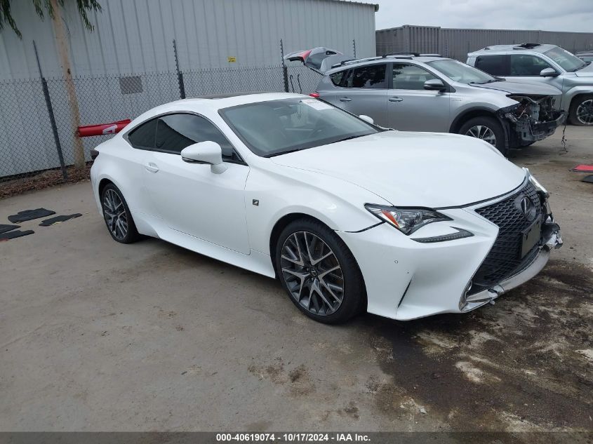 VIN JTHHE5BC5F5009294 2015 Lexus RC, 350 no.1