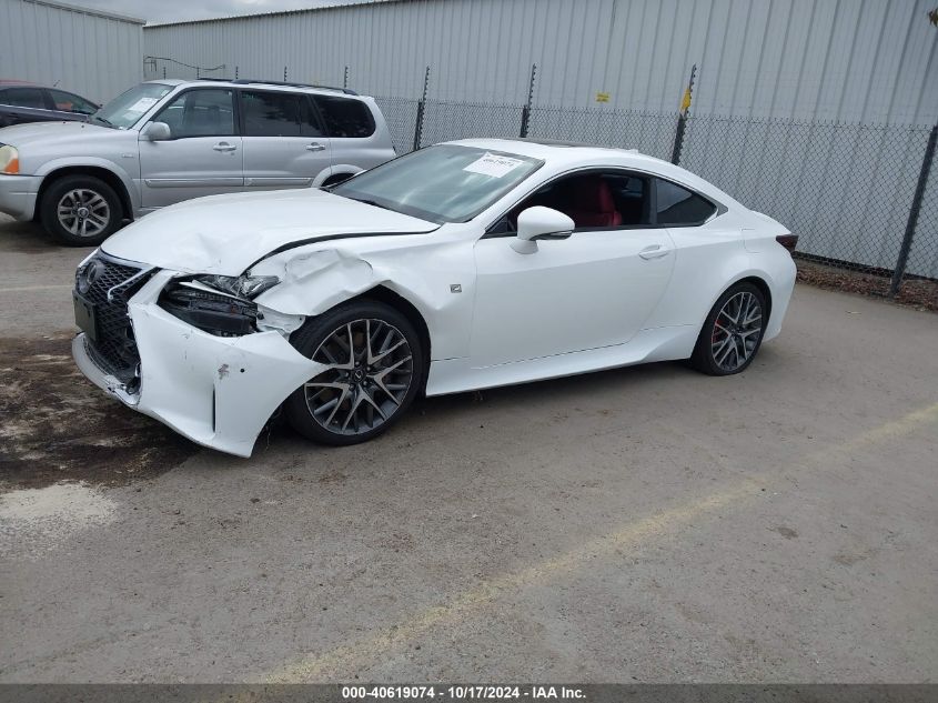 VIN JTHHE5BC5F5009294 2015 Lexus RC, 350 no.2