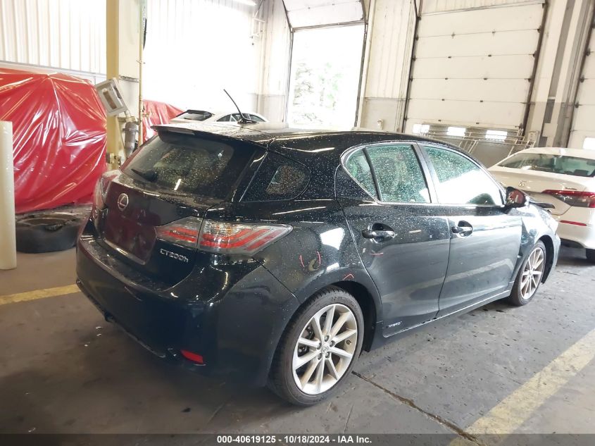 VIN JTHKD5BH4D2137786 2013 Lexus CT, 200H no.4