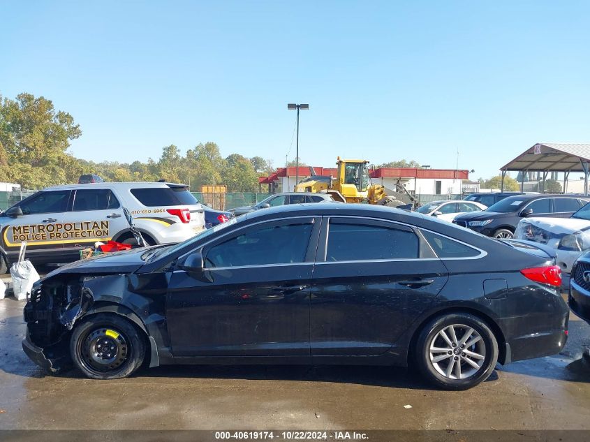 2017 Hyundai Sonata Se VIN: 5NPE24AF0HH511510 Lot: 40619174