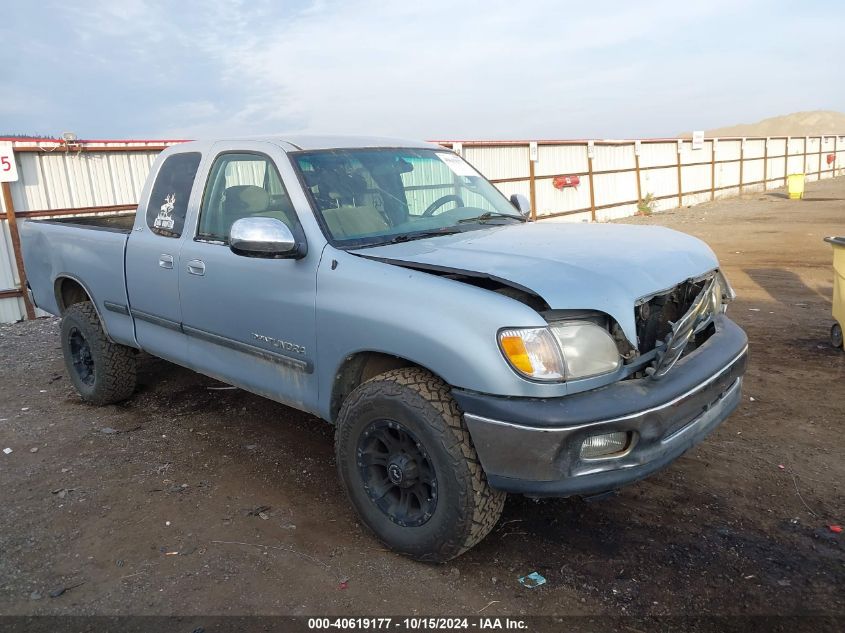 2000 Toyota Tundra Sr5 V8 VIN: 5TBBT441XYS064414 Lot: 40619177