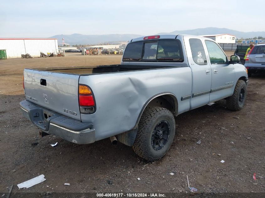 2000 Toyota Tundra Sr5 V8 VIN: 5TBBT441XYS064414 Lot: 40619177