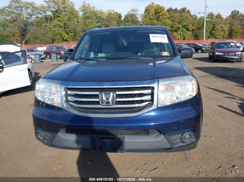 2014 Honda Pilot Lx VIN: 5FNYF4H28EB018107 Lot: 40619188