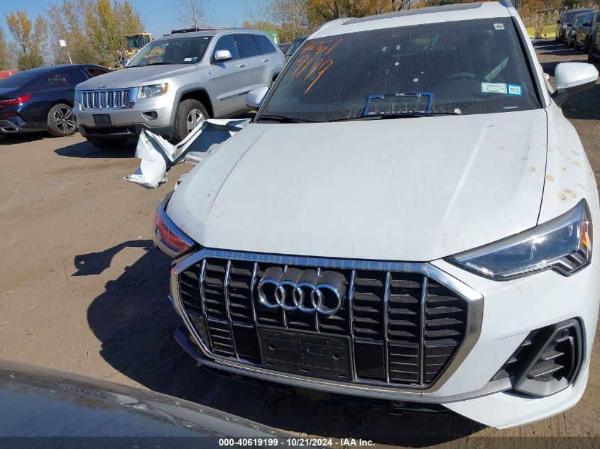 2023 Audi Q3 Premium 45 Tfsi S Line Quattro Tiptronic VIN: WA1DECF33P1148261 Lot: 40619199